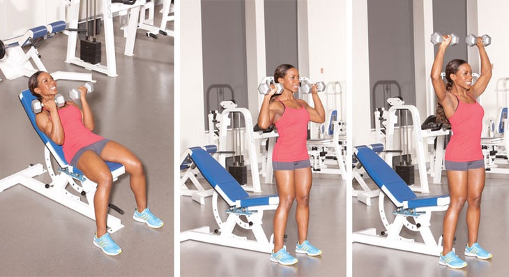 Incline-Biceps-Curl-to-Shoulder-Press None