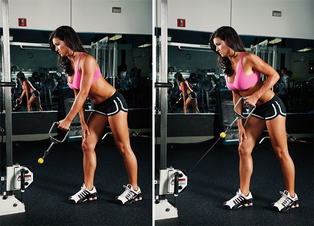 One-Arm-Bent-Over-Cable-Row None