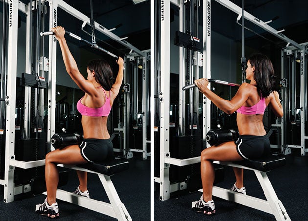 Lat exercises best sale for women