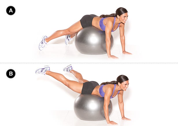 Image placeholder title Stability ball hip extension for next-level glutes