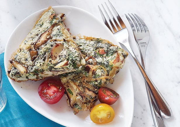 Mushroom And Potato Frittata