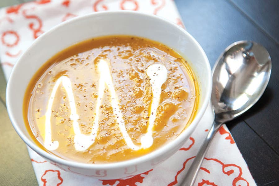 Curry and Ginger Butternut Squash Soup