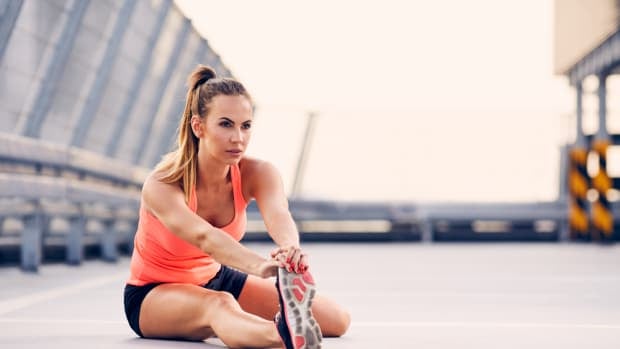 tips-for-better-fitness-and-health fit woman stretching