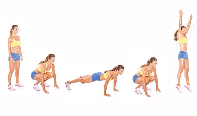 Split-Legged-Burpee None