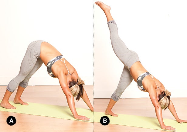 Image placeholder title Three-Legged Dog yoga move for better glutes