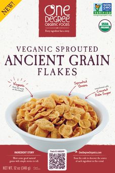 Vegan Sprouted Ancient Grain Flake box