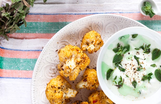 Roasted Cauliflower Bites None