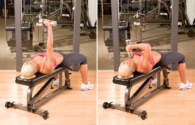 Cross Body Dumbbell Extension None