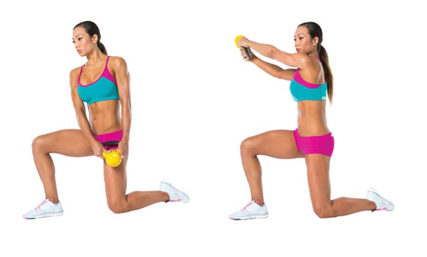 Half-Kneeling Chop and Lift None