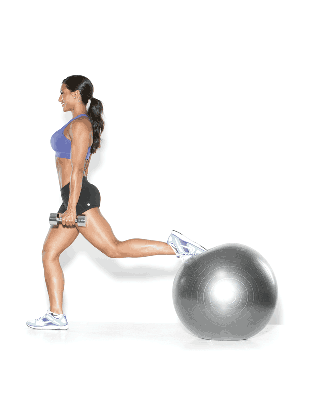 stability-Ball-Split-Squat None