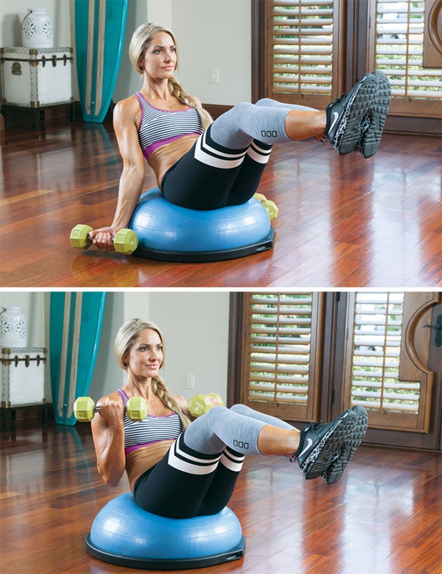 BOSU-Boat-Hold-and-Curl None