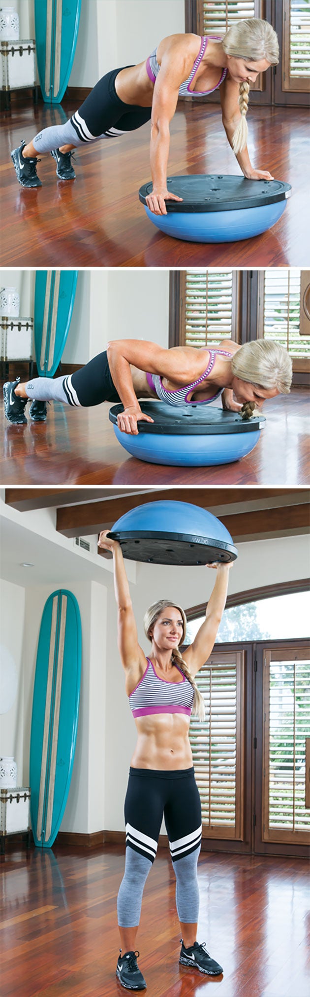 BOSU-Push-Up-and-Press None