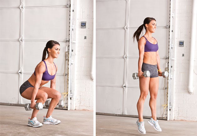 Dumbbell-Jump-Squat None