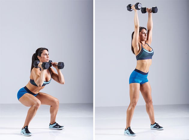 Dumbbell-Thruster None