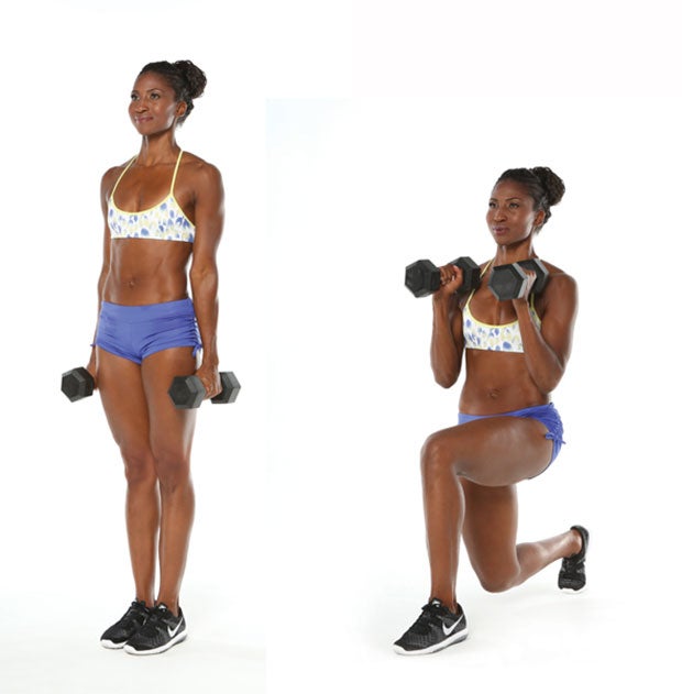 Reverse-Lunge-With-Biceps-Hammer-Curl None
