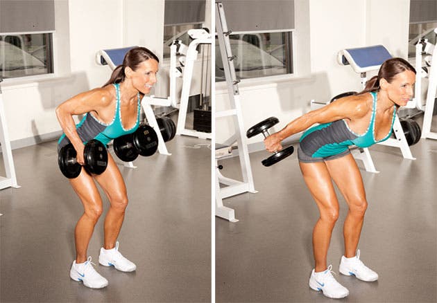 Dumbbell-Kickback None