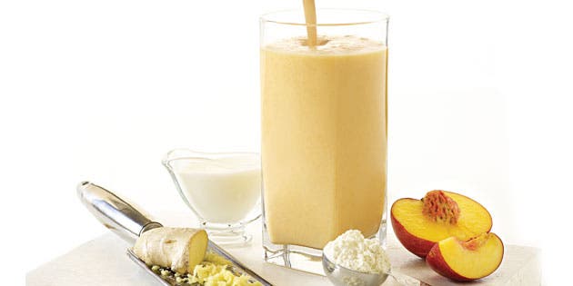 Peach-Ginger-Postworkout-Shake None