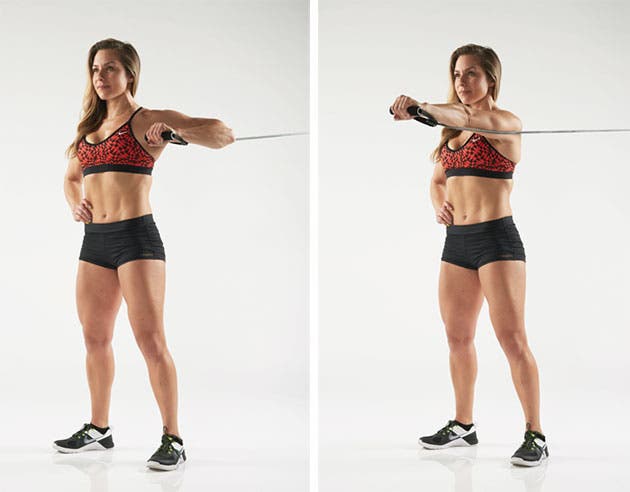 Single-Arm-Band-Chest-Press None