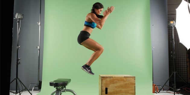 Seated Box Jumps