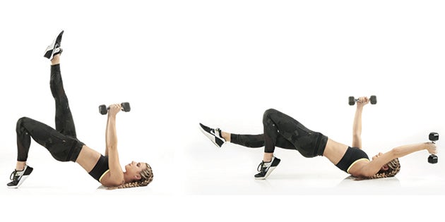 bridge with weighted arm extension None