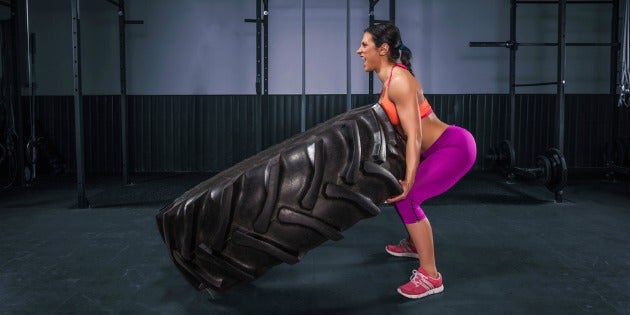 tire flip 630 updated Tire-training circuit for a total body workout