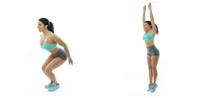 Mountain climbers to 2024 bodyweight jumping lunge combo