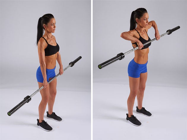 Barbell Upright Row - Back Workout