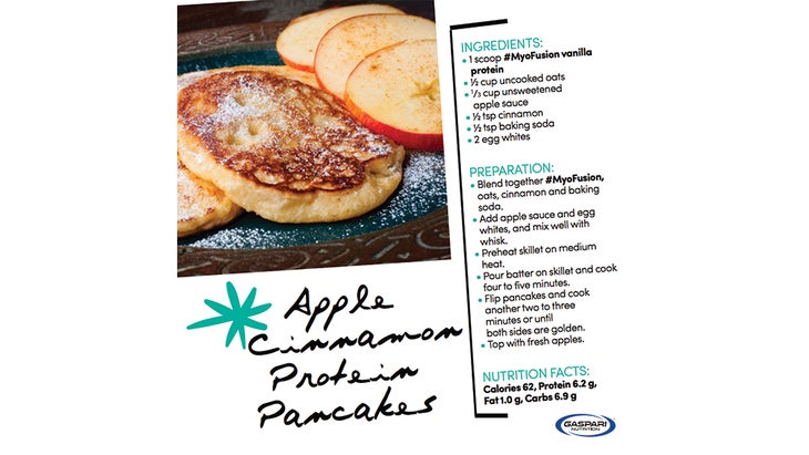 Apple-Cinnamon-Protein-Pancakes None