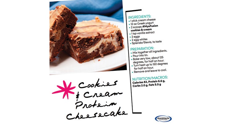 Cookies-&-Cream-Protein-Cheesecake None