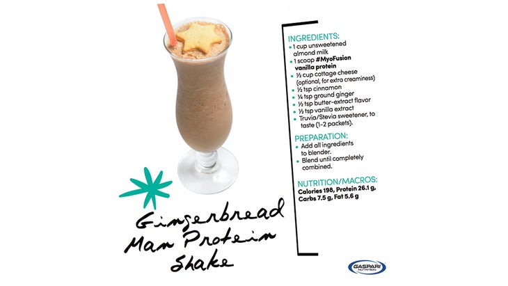Gingerbrean-Man-Protein-Shake None