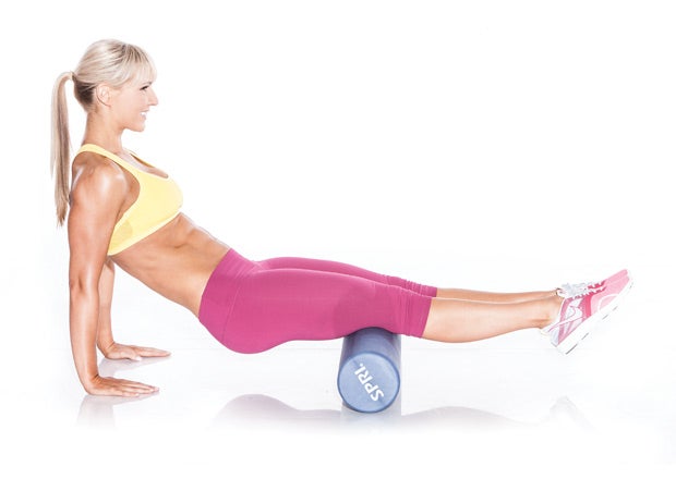 Foam roller discount stretches for legs