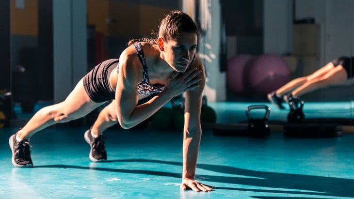 Push-Up to Shoulder Tap