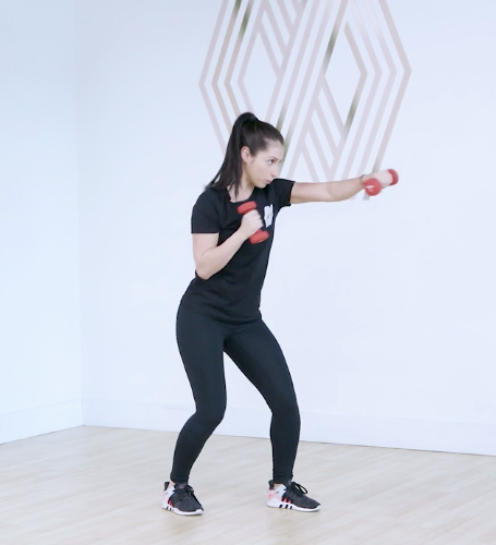 Shadow boxing workout: fat-burning cardio circuit - Women's Fitness