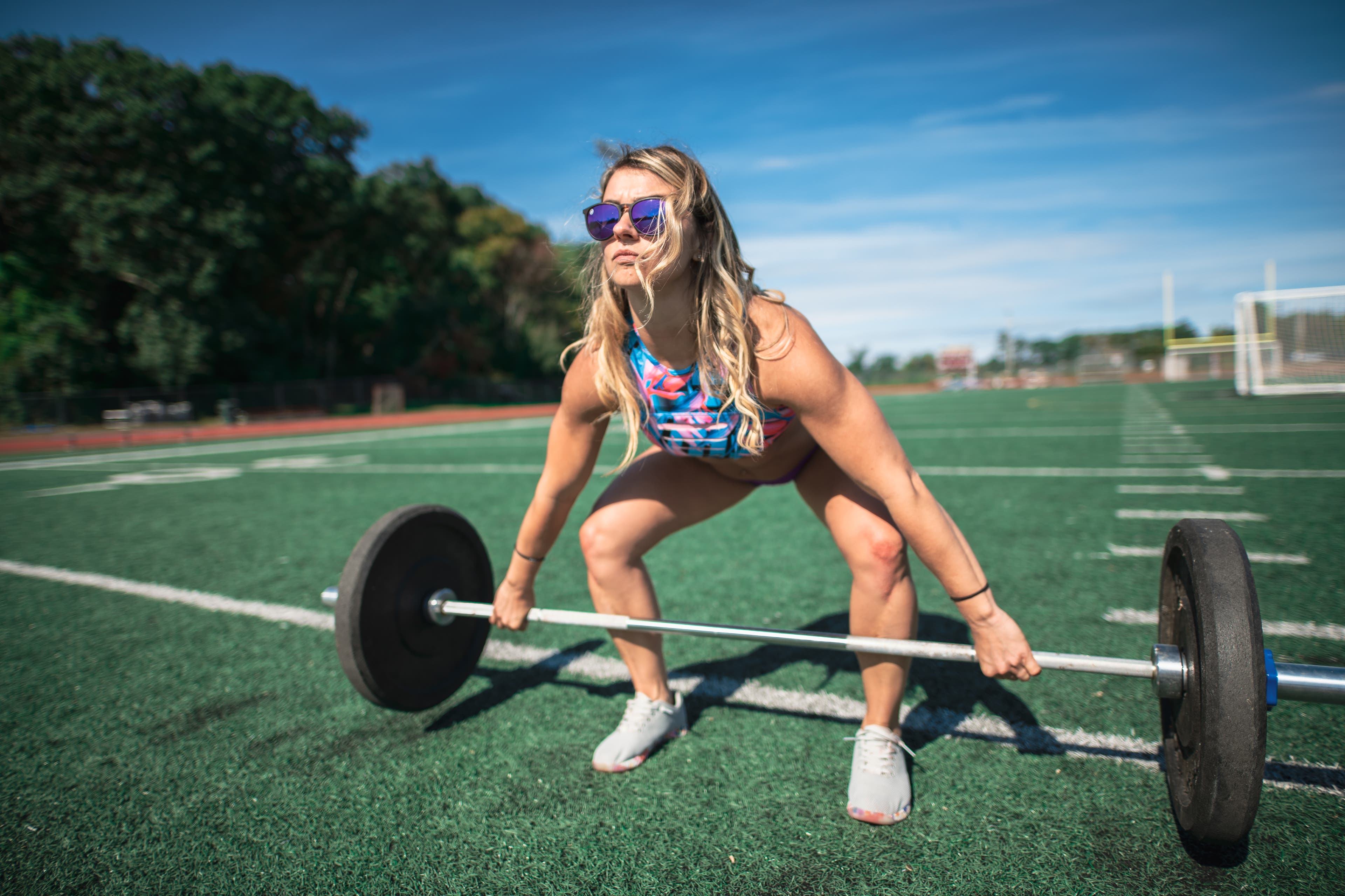 Snatch set up for Olympic weightlifting