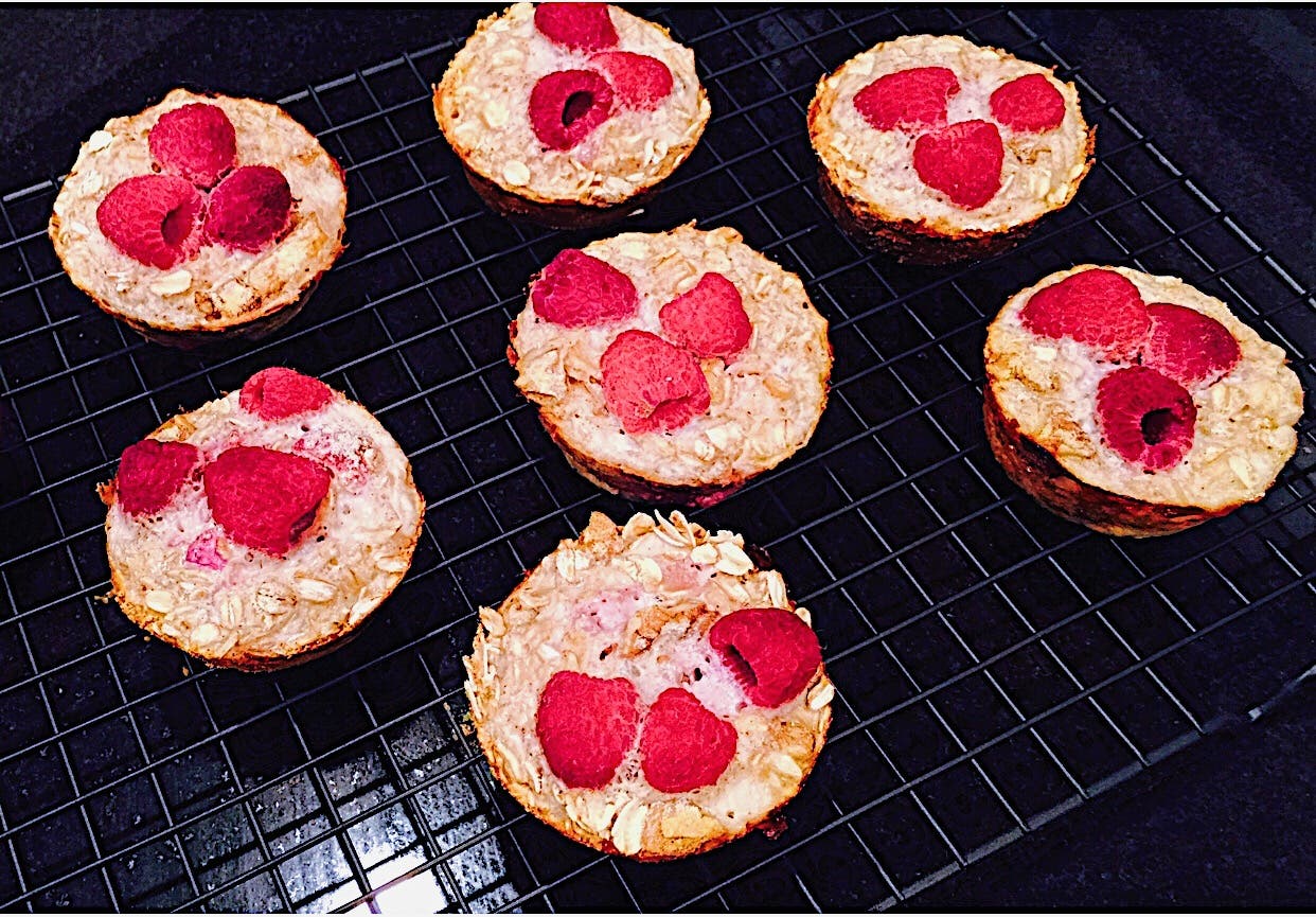 Baked Raspberry Oatmeal Muffins baked raspberry oatmeal muffins