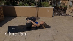 glute fan stretch