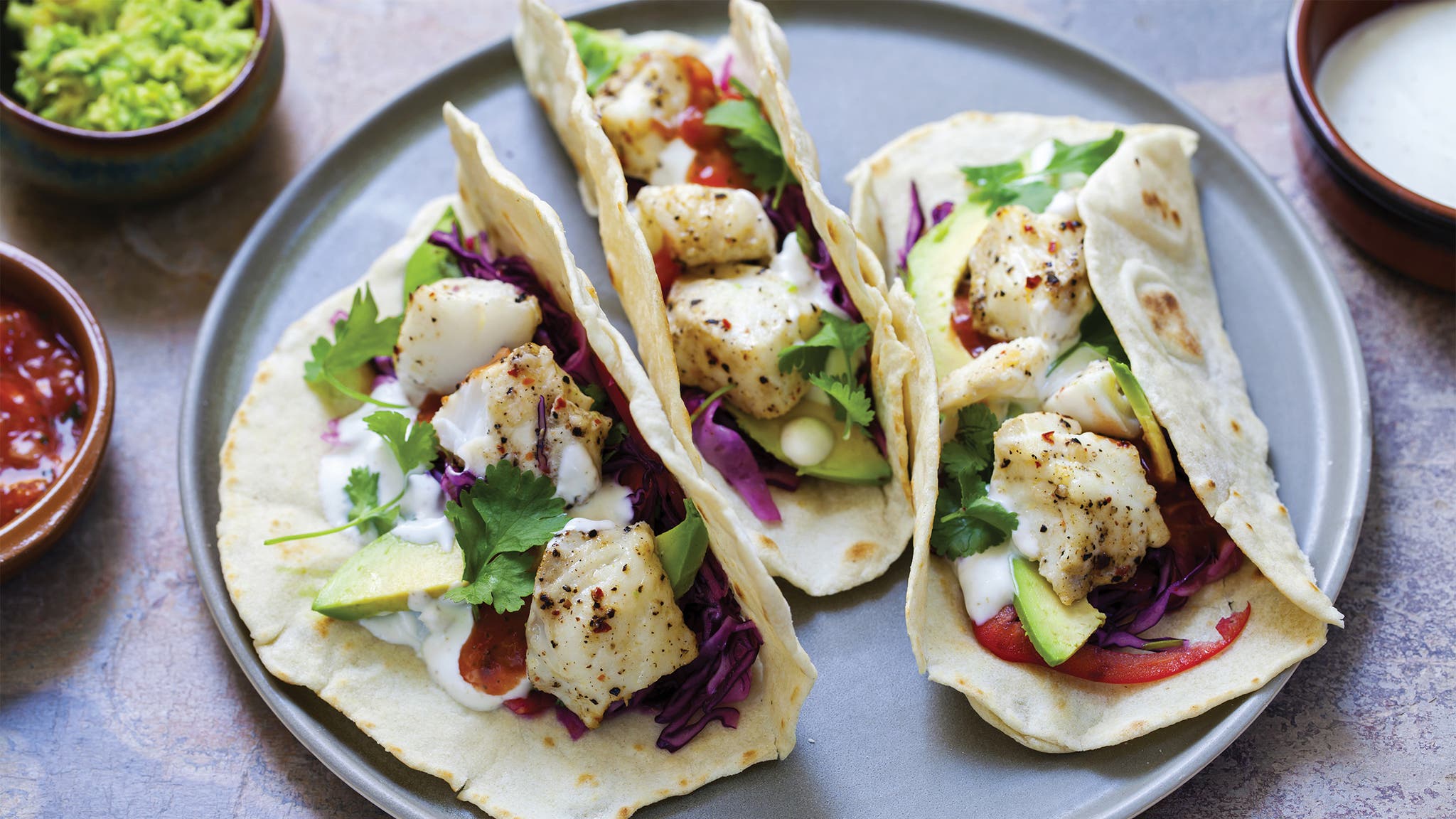 Cod Tacos With Strawberry Salsa