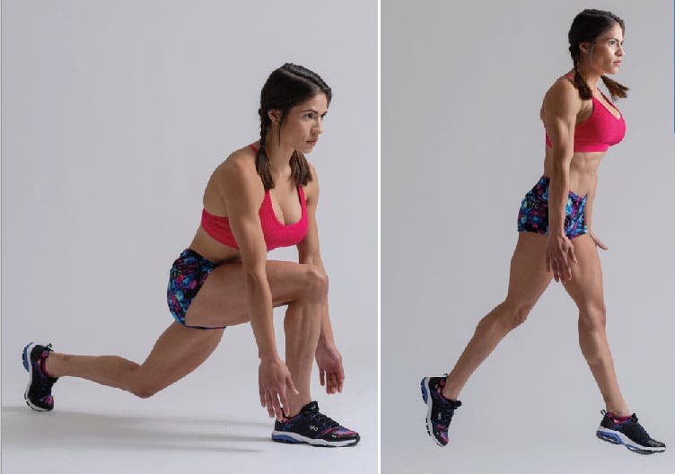 Bodyweight Leaning Scissor Jump