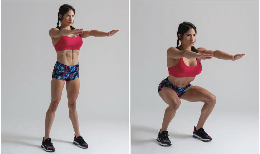 Bodyweight Zombie Squat Hold