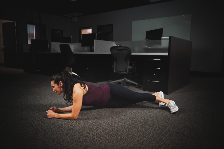 plank hip dip 3 None