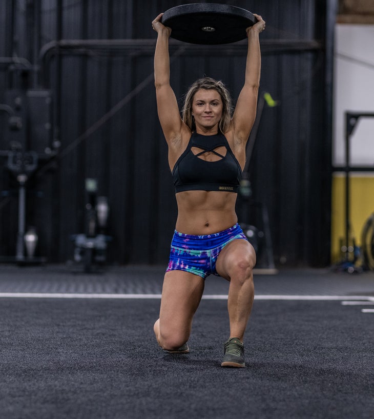overhead walking lunges overhead walking lunge warmup