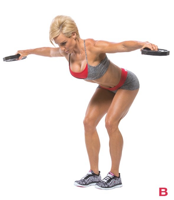 Rear Delt Plate Raise B None