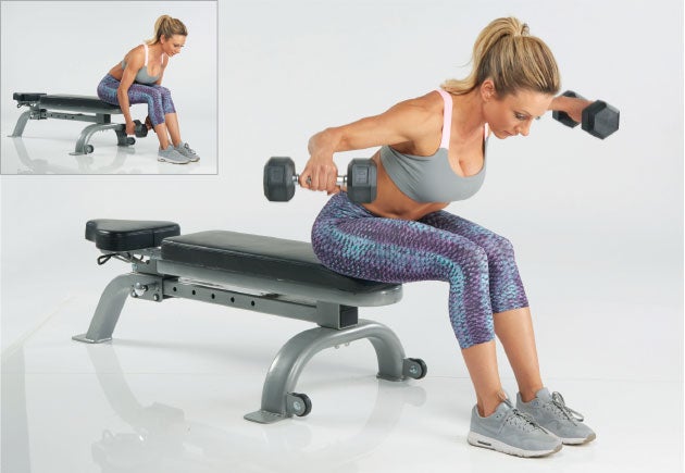 Shoulder exercises best sale with bench