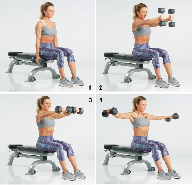 Seated-Up-and-Out Seated up and out for bolder shoulders