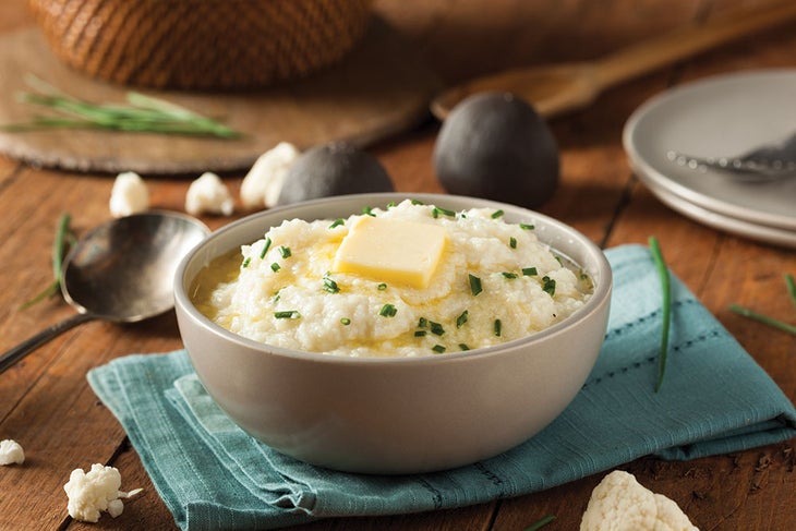 Mashed-Cauliflour Best Cauliflower Mashed “Potatoes”