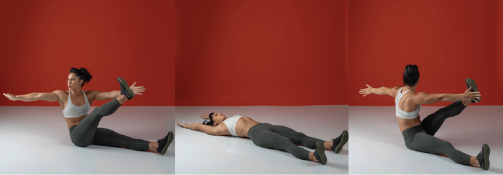 Single-Leg V-In Single-leg v-in exercise