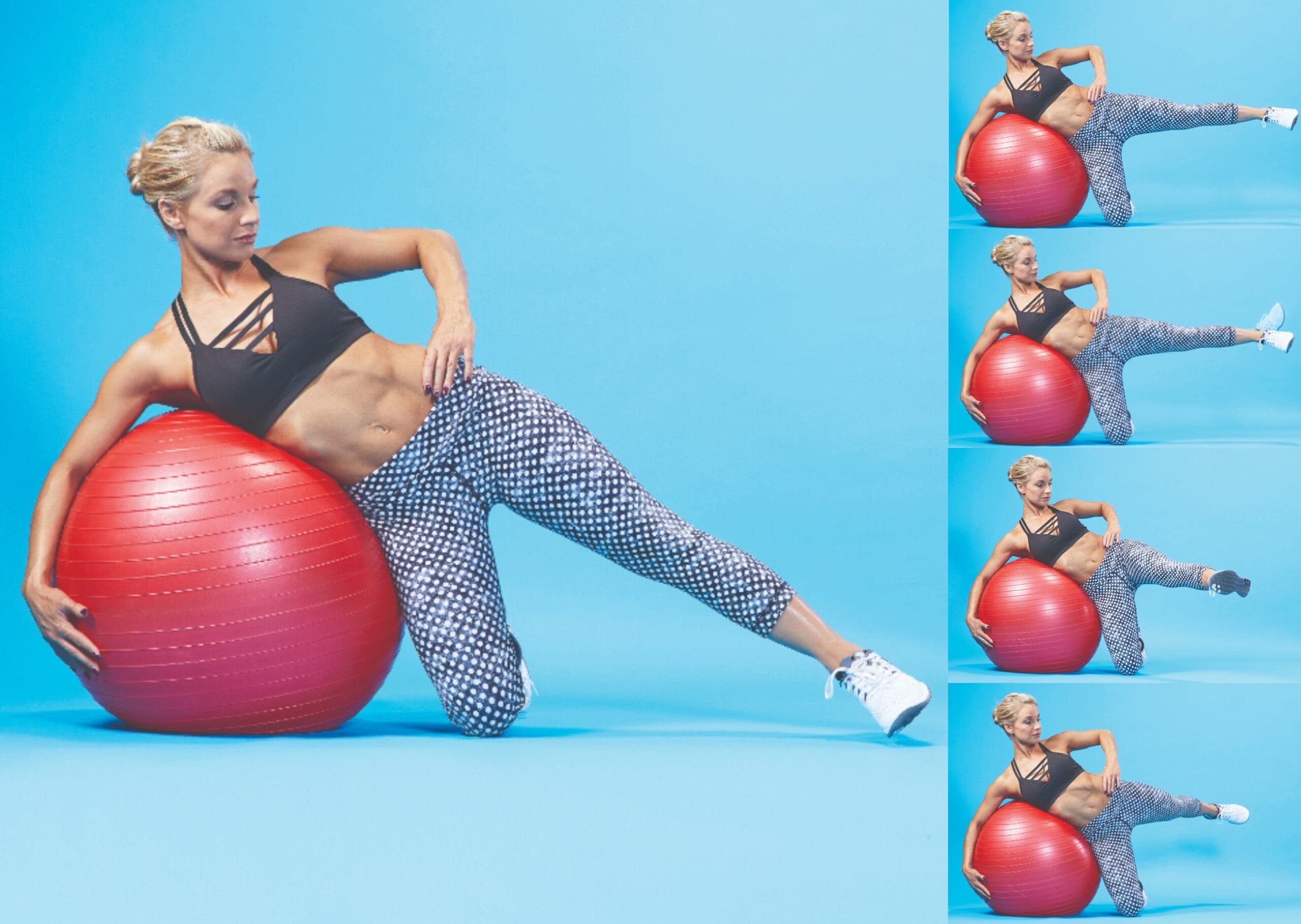 Stability Ball Hip Series