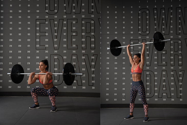 Truster Barbell Thruster