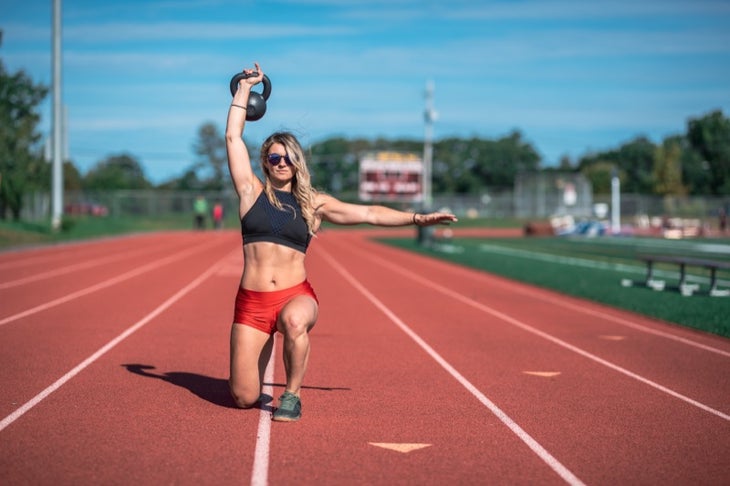 overhead WL overhead walking lunge