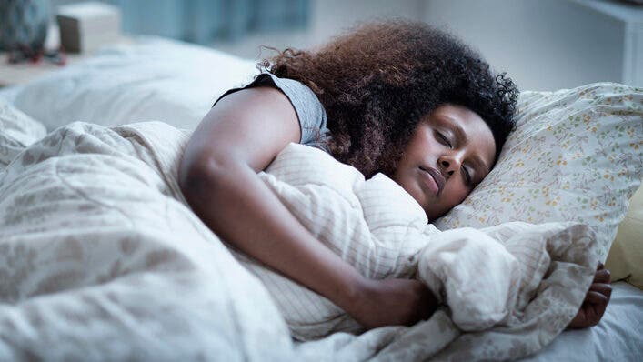 Woman Asleep Relaxing